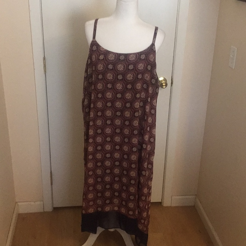 14/16 Lane Bryant Asymmetrical Dress H05 994